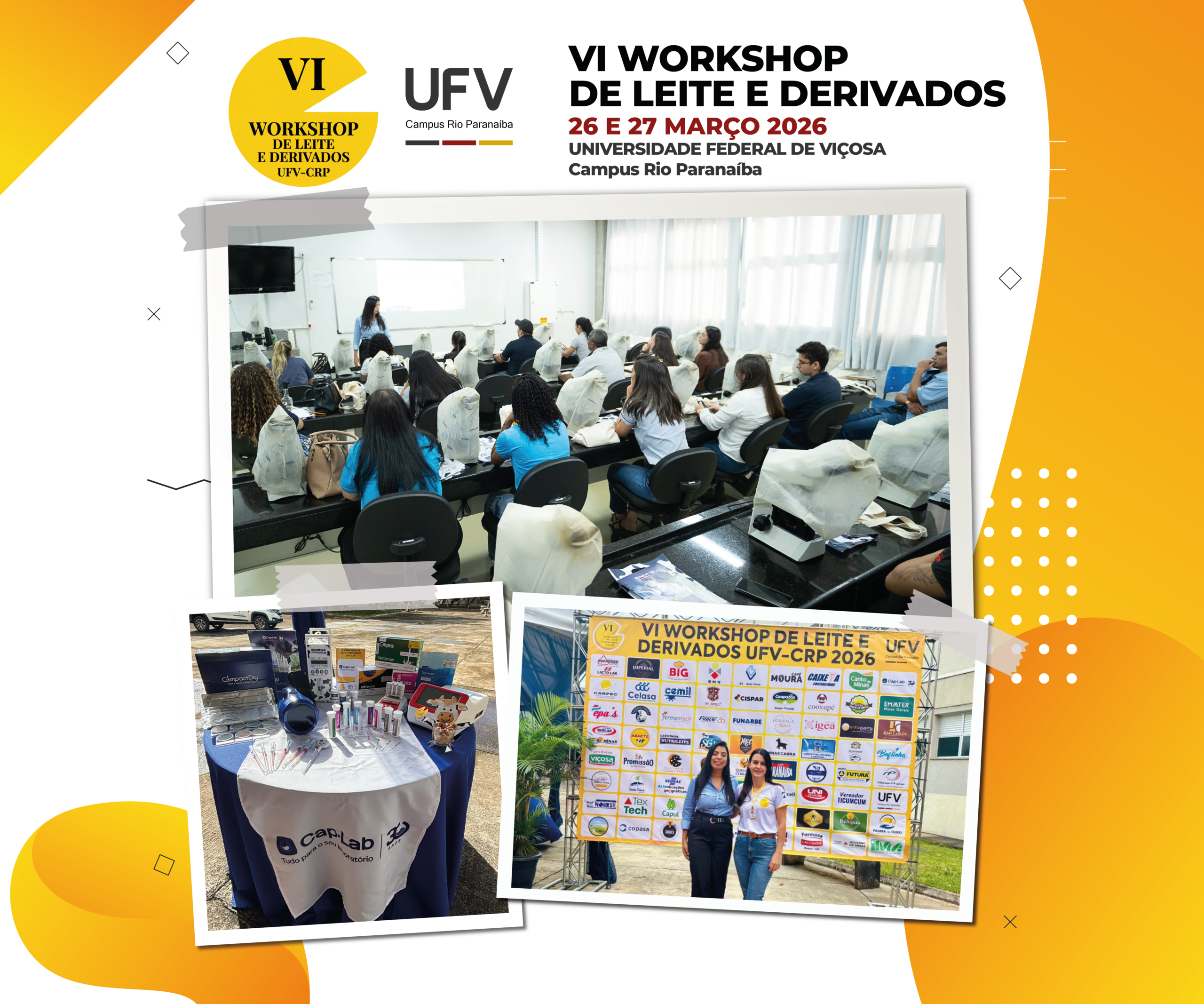 Cap-Lab Compartilha Conhecimento no VI Workshop de Leite e Derivados da UFV